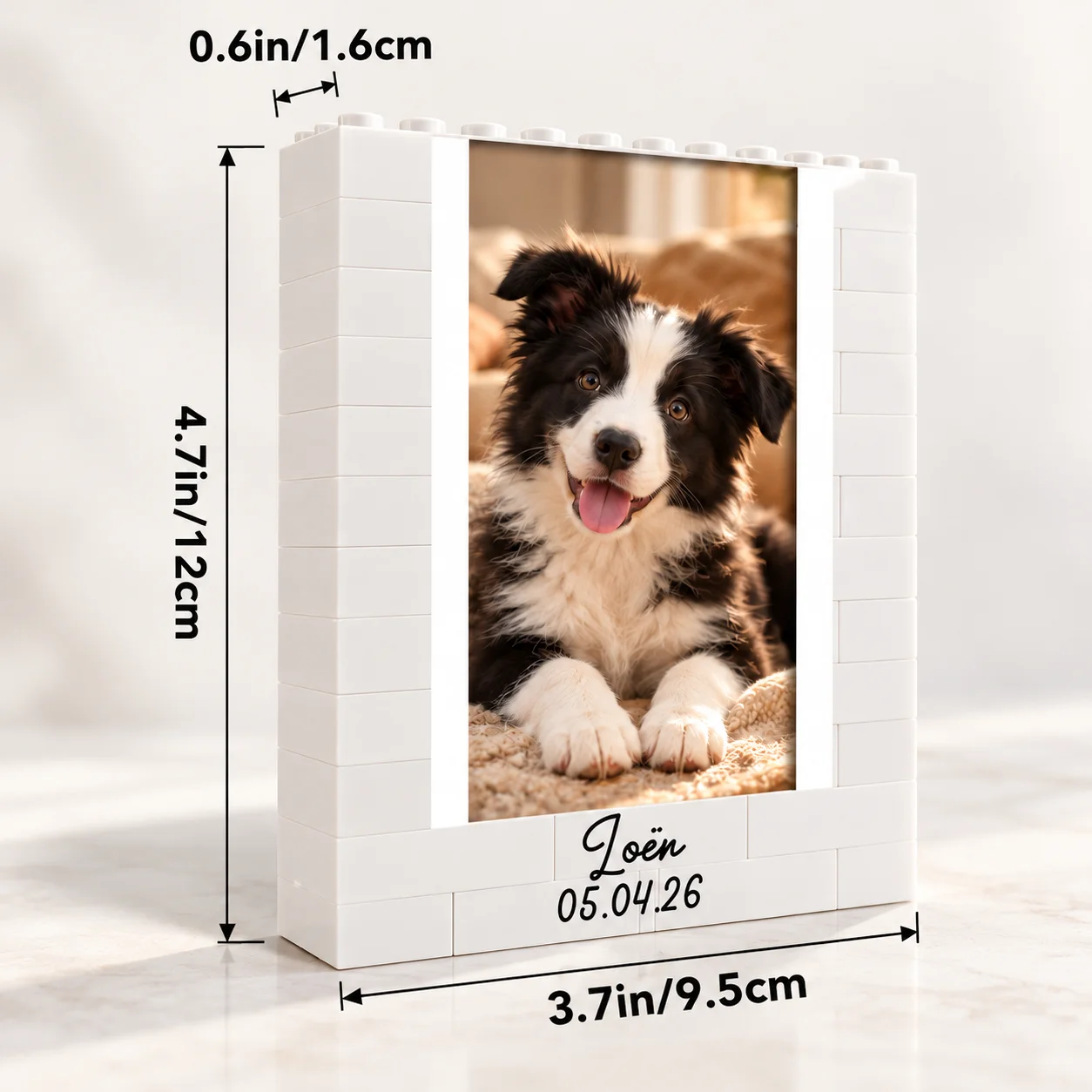 Personalisierter Acryl-Foto-Di – Building Blocks Bewertung und Preis
