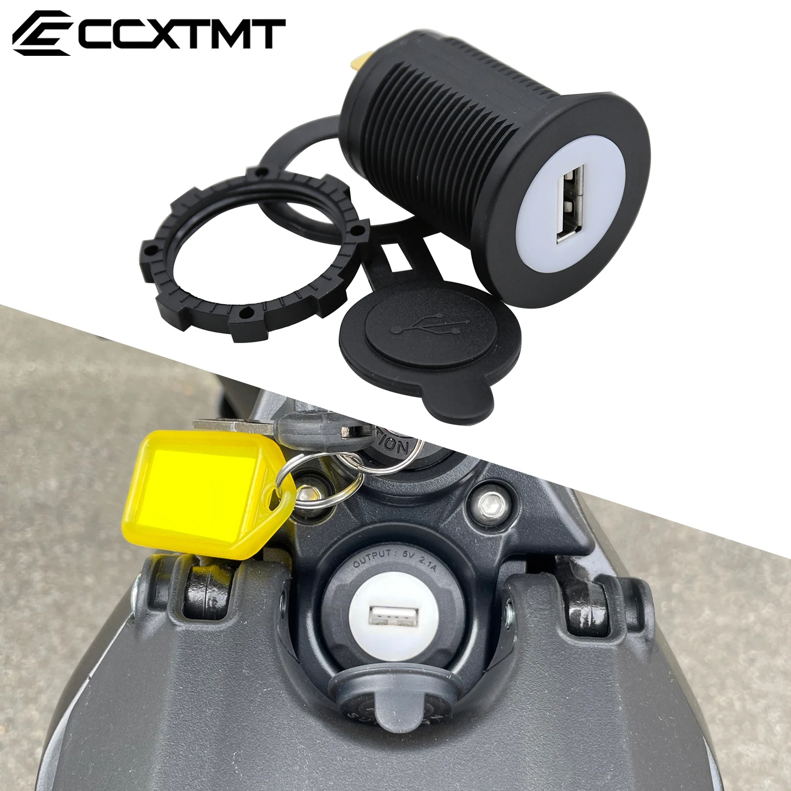 

Electric Motocross Bike 5V 2.4A USB Interface For Sur-Ron Surron Light Bee S & Light Bee X Dirt Bike Motorcycle Universal Parts