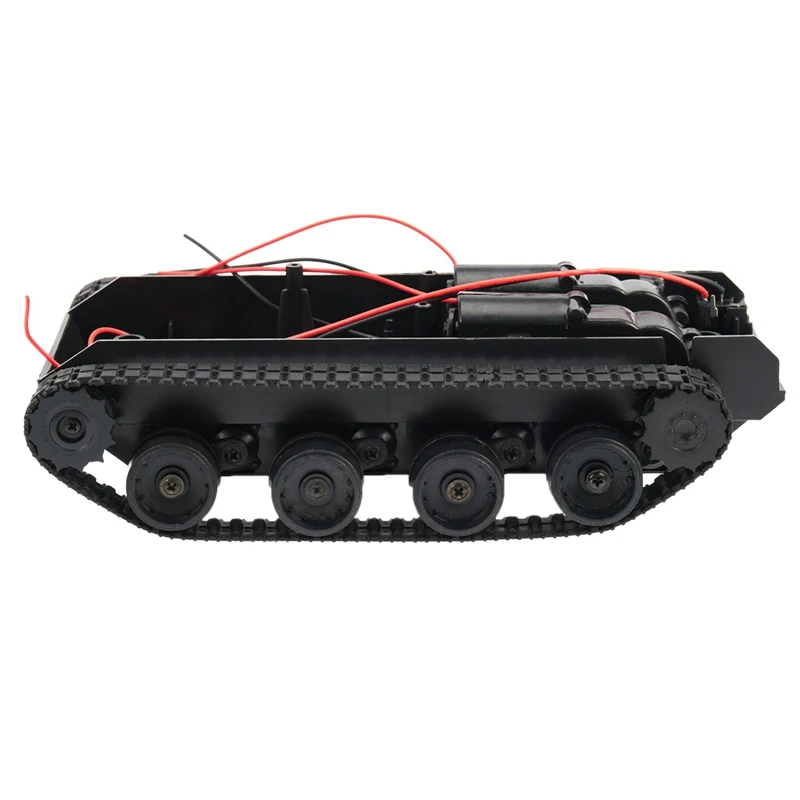 2X Rc Tank Smart Robot Tank Car Chassis Kit Rubber Track Crawler For Arduino 130 Motor Diy Robot Toys For Children