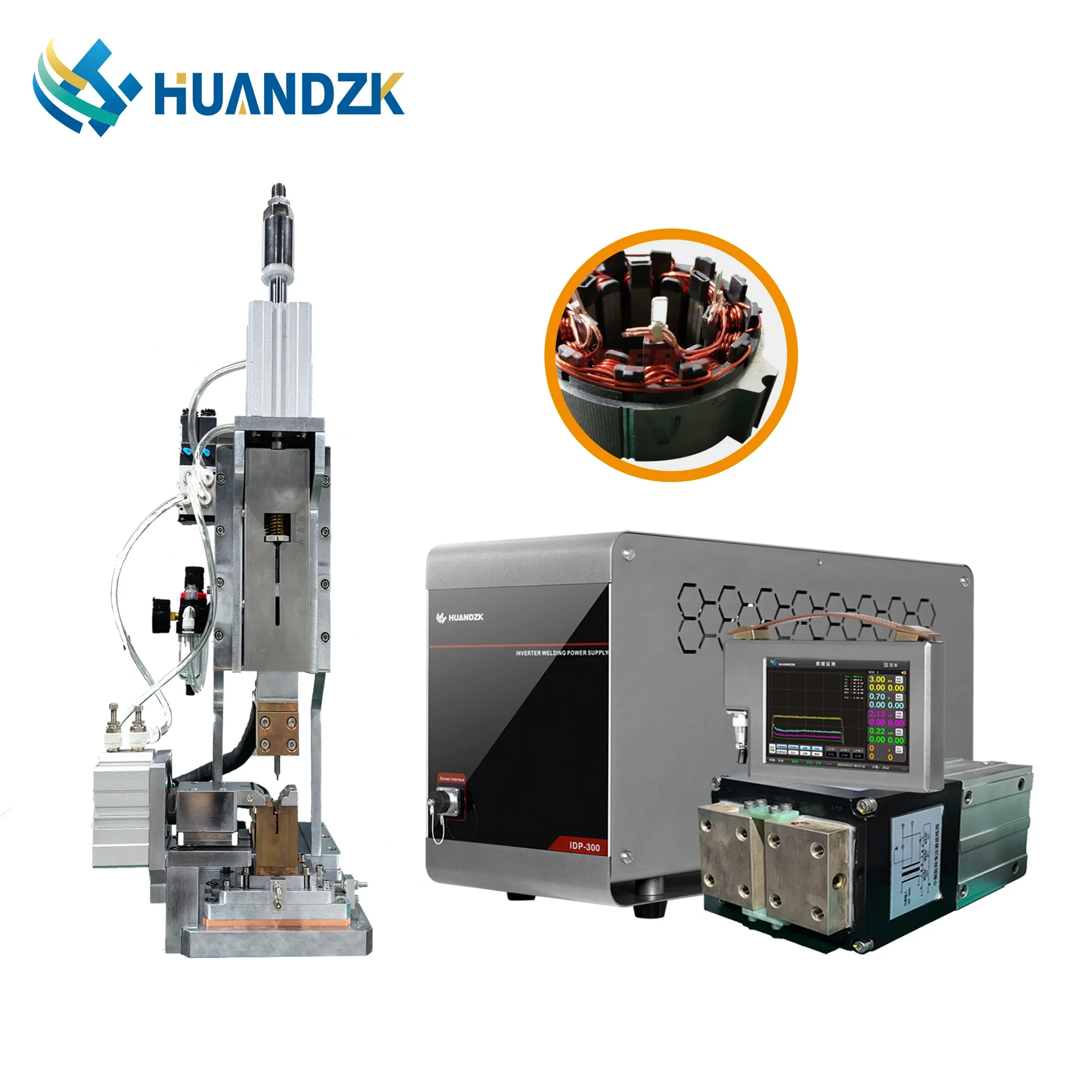 Five Working Frequencies Stainless Steel Filter Spot-welding Motor Stator Enameled Wire Precision Resistance Welding Machine