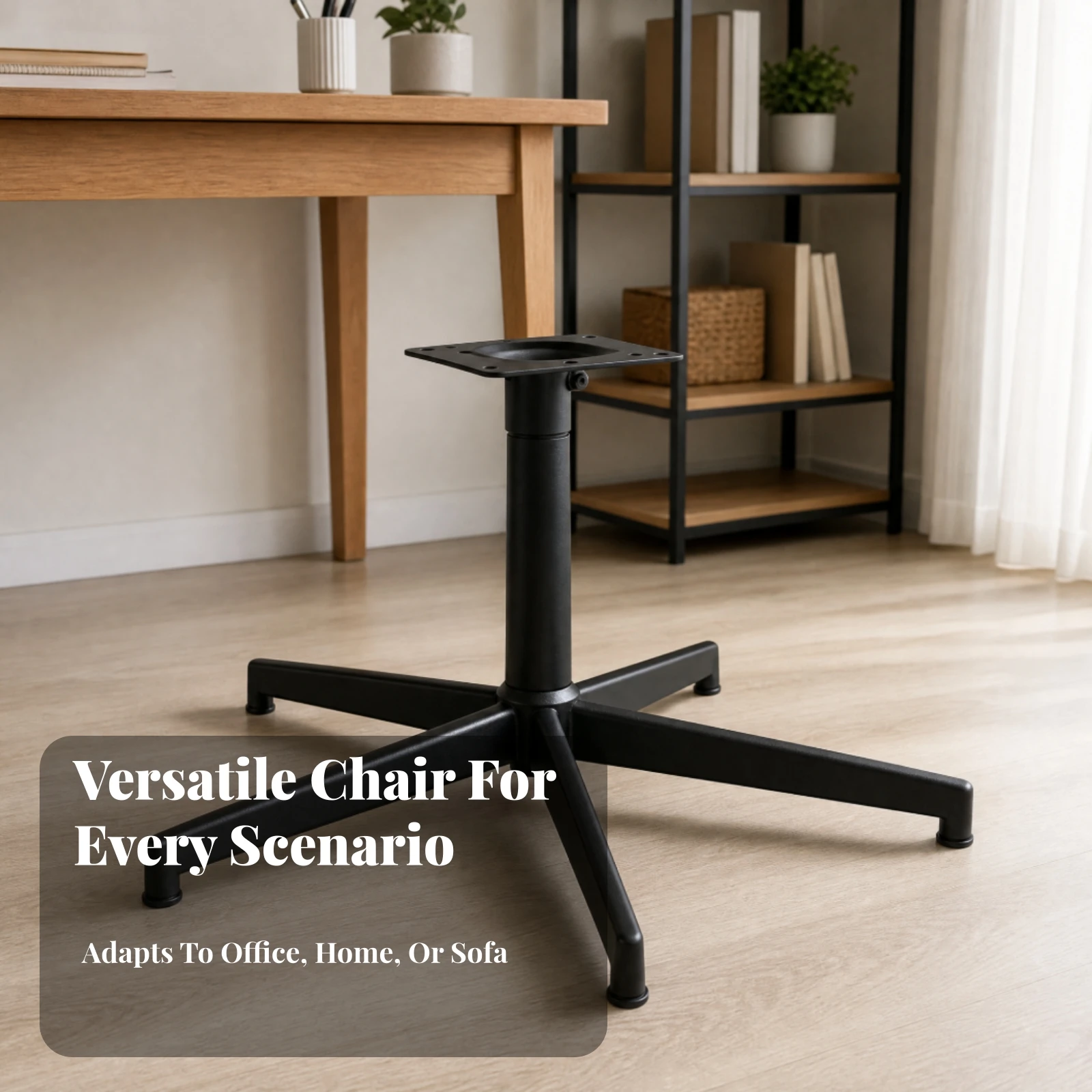 Swivel Chair Base Mounting Plate Fixed-Height Swivel Base