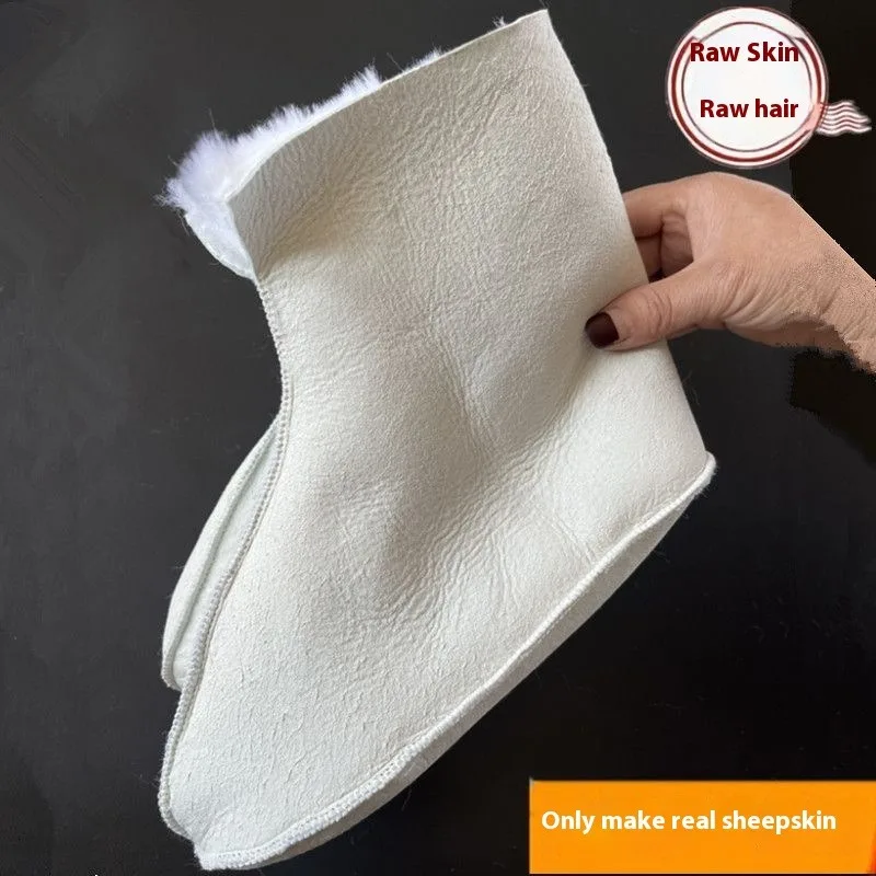 Fleece Socks Indoor Home Wool Lining Thermal Winter Keep Warm Booties Cold Storage Work Slippers Anti-Slip Floor Socks Men Women