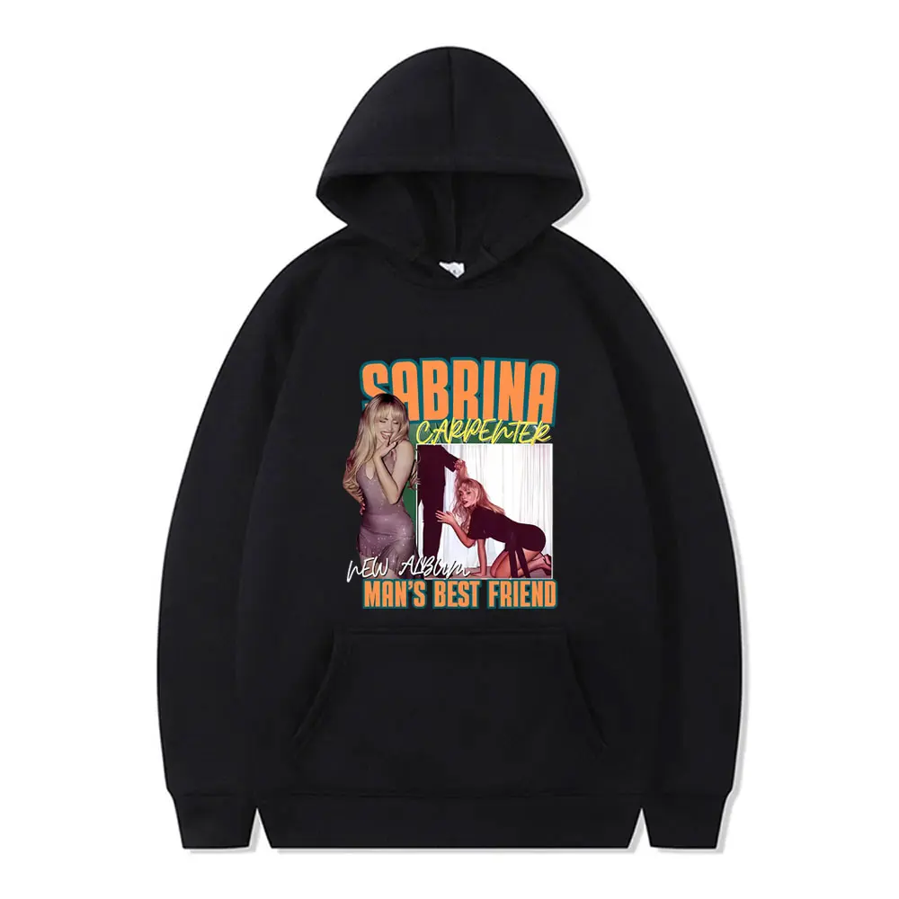 

Sabrina Carpenter Album Man's Best Friend Hoodie Men Women Fashion Pop Music Streetwear Male Casual Oversized Pullover Hoodies