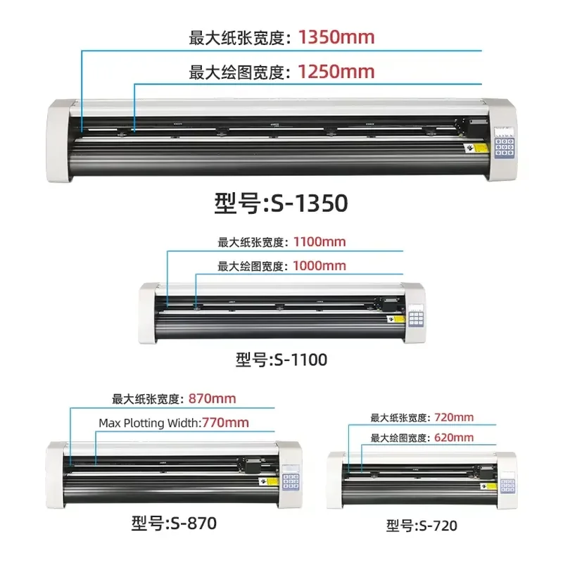 Vinyl Cutting Plotter with Profile Function Economic Choice for Heat Transfer Operations