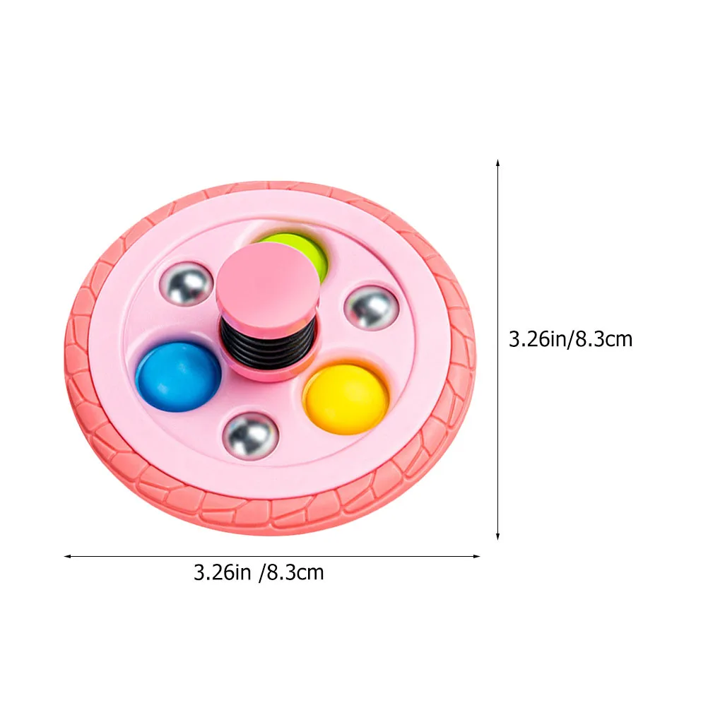 Zabawny, skaczący żyroskop z tworzywa sztucznego, kreatywny design, obrotowa zabawka dla dzieci, gra edukacyjna rozwijająca koordynację.