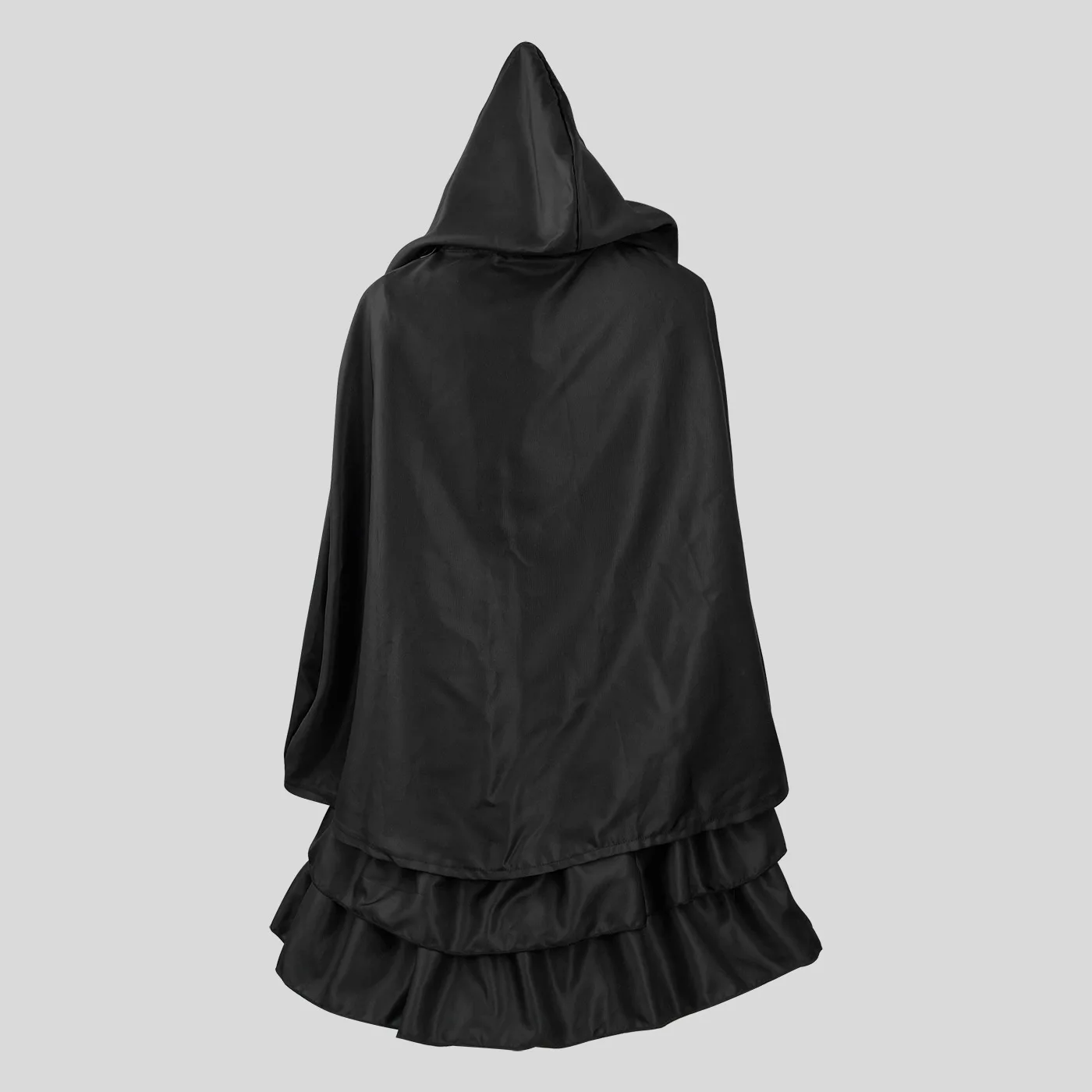 Capa de Halloween, disfraz de vampiro, vestido de mago para fiesta, vestidos de corte a la moda con conjunto de collar, disfraces de espectáculo escénico