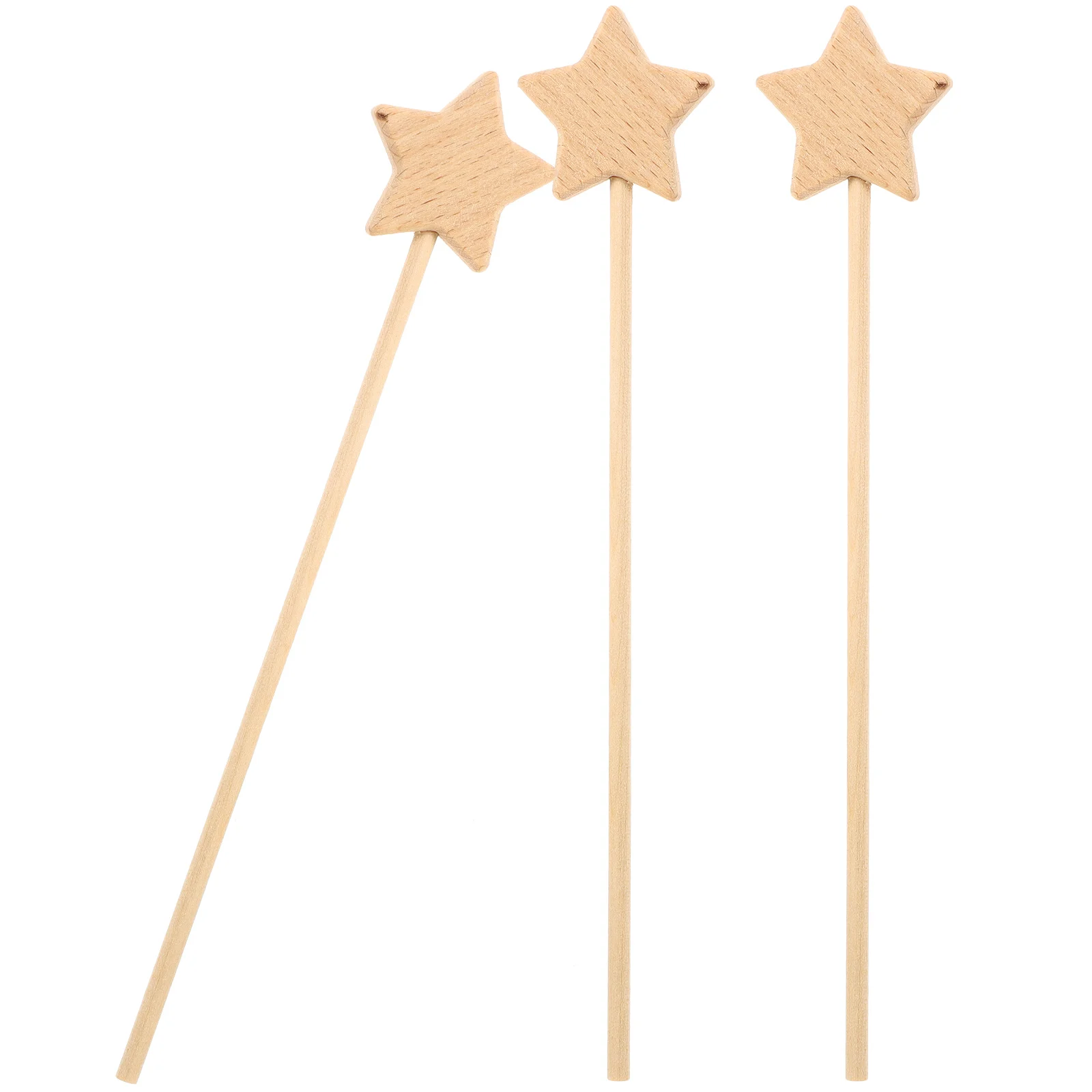 Wooden Fairy Wand Blank Fairy Wand Fairy Stick Girls Fairy Wand Toys Star Wand Unpainted Fairy Wand Unfinished Fairy Wand