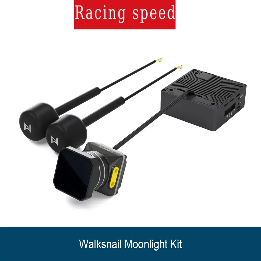 Walksnail Moonlight Kit 4k/60FPS FOV 160° Startlight Camera Support Gyroflow Built-in EIS Dual Antennas 2-6S for FPV Drone RC