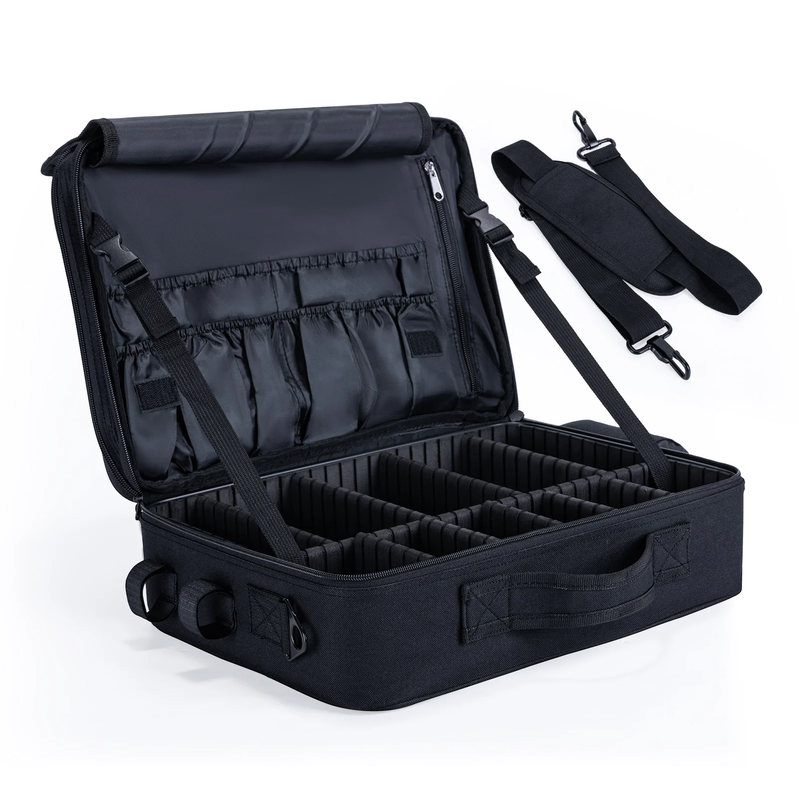 

Goture 600D ткань Оксфорд, сумка для рыболовных принадлежностей, несколько карманов, водонепроницаемая, большая вместительная основа для хранения инструментов 41*30*13,5 см