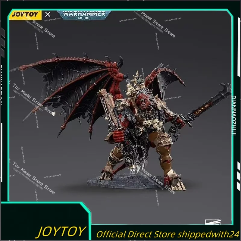 JOYTOY Warhammer 40K عمل الشكل 1/18 آكل العالم أنغرون شيطان بريمارك أوف كورن شخصيات كرتونية اللعب