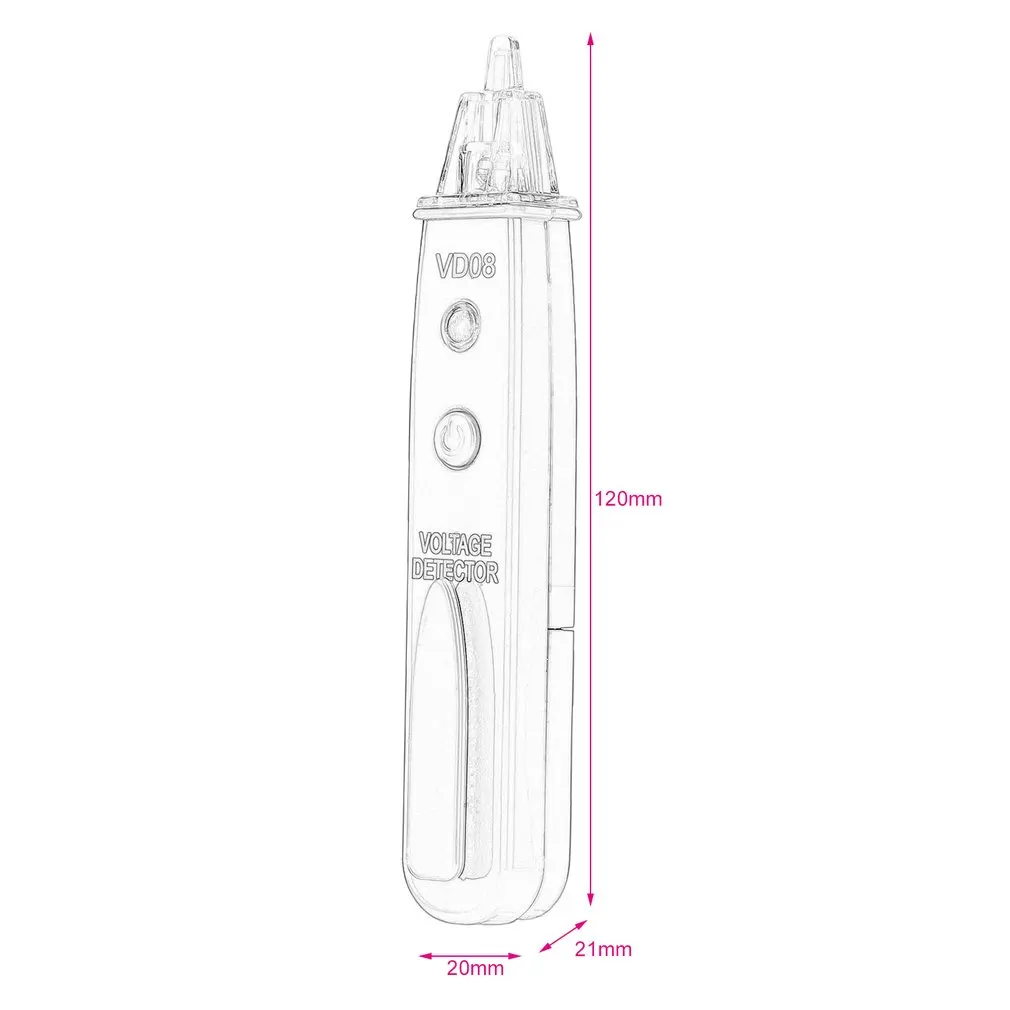 Non-Contact Voltage Detector Electric Detector Pen Indicator Tester Pen AC Voltage Test Smart Breakpoint Finder With LED Light