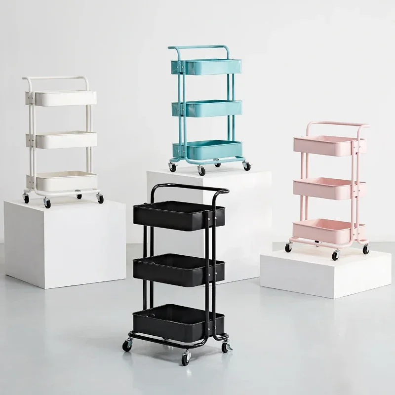 Nordic Hotel Rolling Cart Medical Storage Beauty Salon SPA Salon Trolley Utility Medical Salon Furniture Carrinho Multiuso