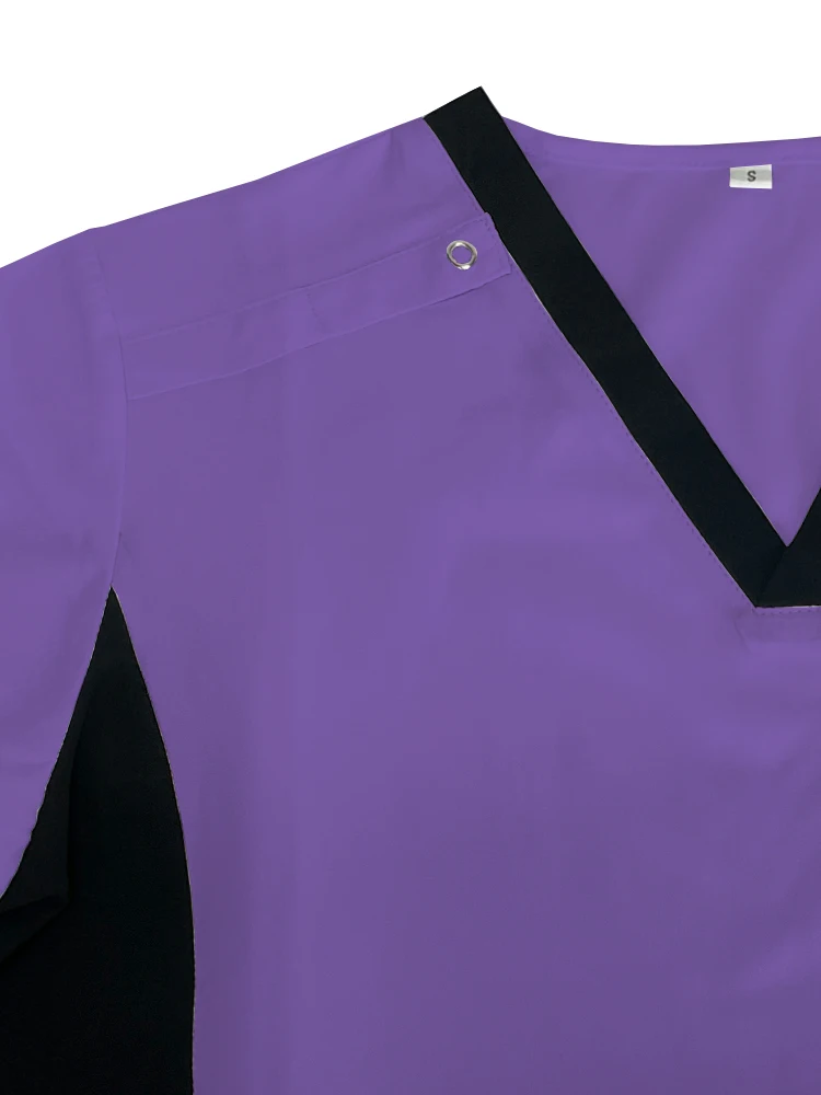 ممرضة الدعك الدعاوى اللون حجب للجنسين الزي الطبيب ممرضة الملابس مستشفى تجميل صالون الحيوانات الأليفة مستشفى العمل 2 قطعة مجموعة