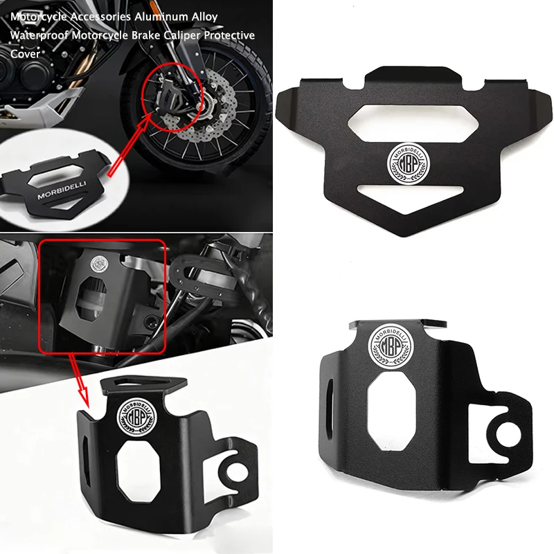 جديد دراجة نارية الملحقات سبائك الألومنيوم مقاوم للماء دراجة نارية الفرامل الفرجار الغطاء الواقي ل Morbidelli T1002VX 2025 T VX