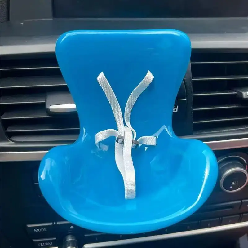 Mini poupée en peluche siège de sécurité Kawaii Labubu idole Kpop poupée siège en peluche voiture aromatreatment décoration voiture ornement cadeaux