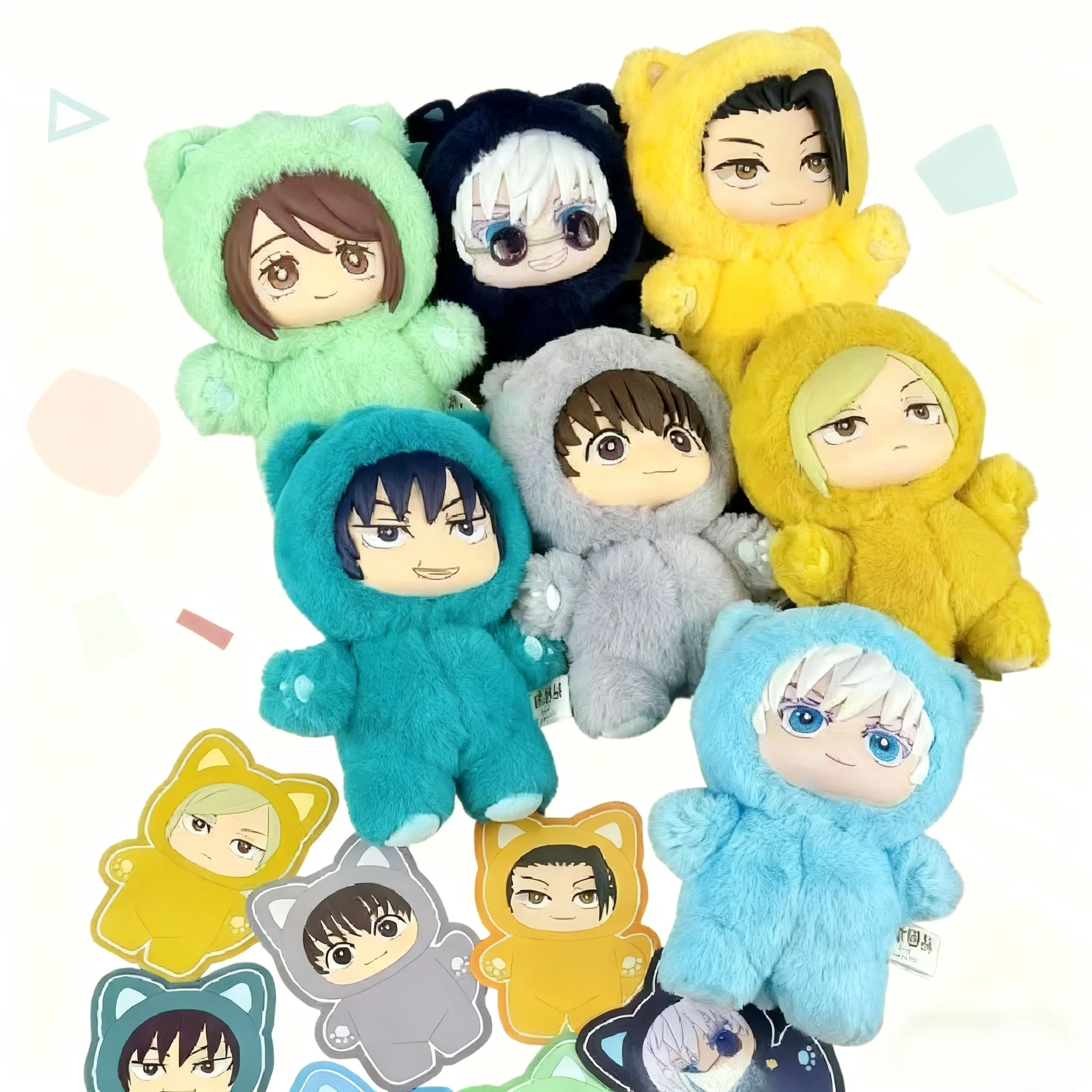 جديد بانداي Jujutsu Kaisen 2 القط الأذن الشكل سلسلة صندوق أعمى صندوق غامض أنيمي شخصية الديكور الداخلي تحصيل هدية