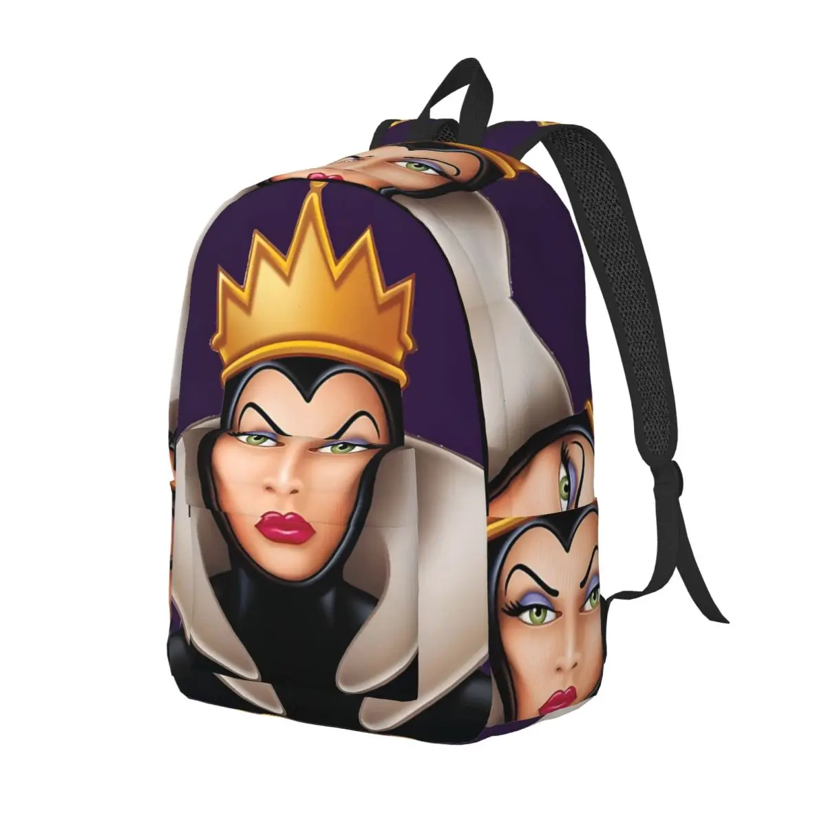 Campus Evil Queen Snow White Zipper Closure Daily Disney Children\'s Bags Teenager Laptop Bag Birthday