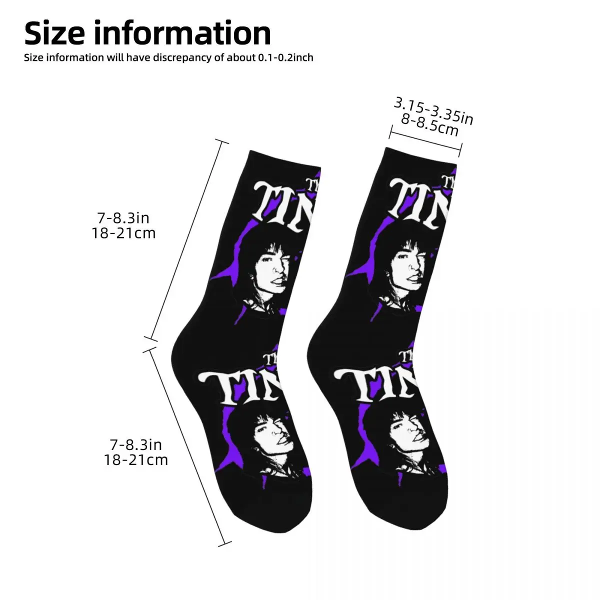 Unique The Tinas Band Merch Crew Socks Breathable Johnnie Guilbert and Jake Webber Sport Middle Tube Socks Cotton for Women Men