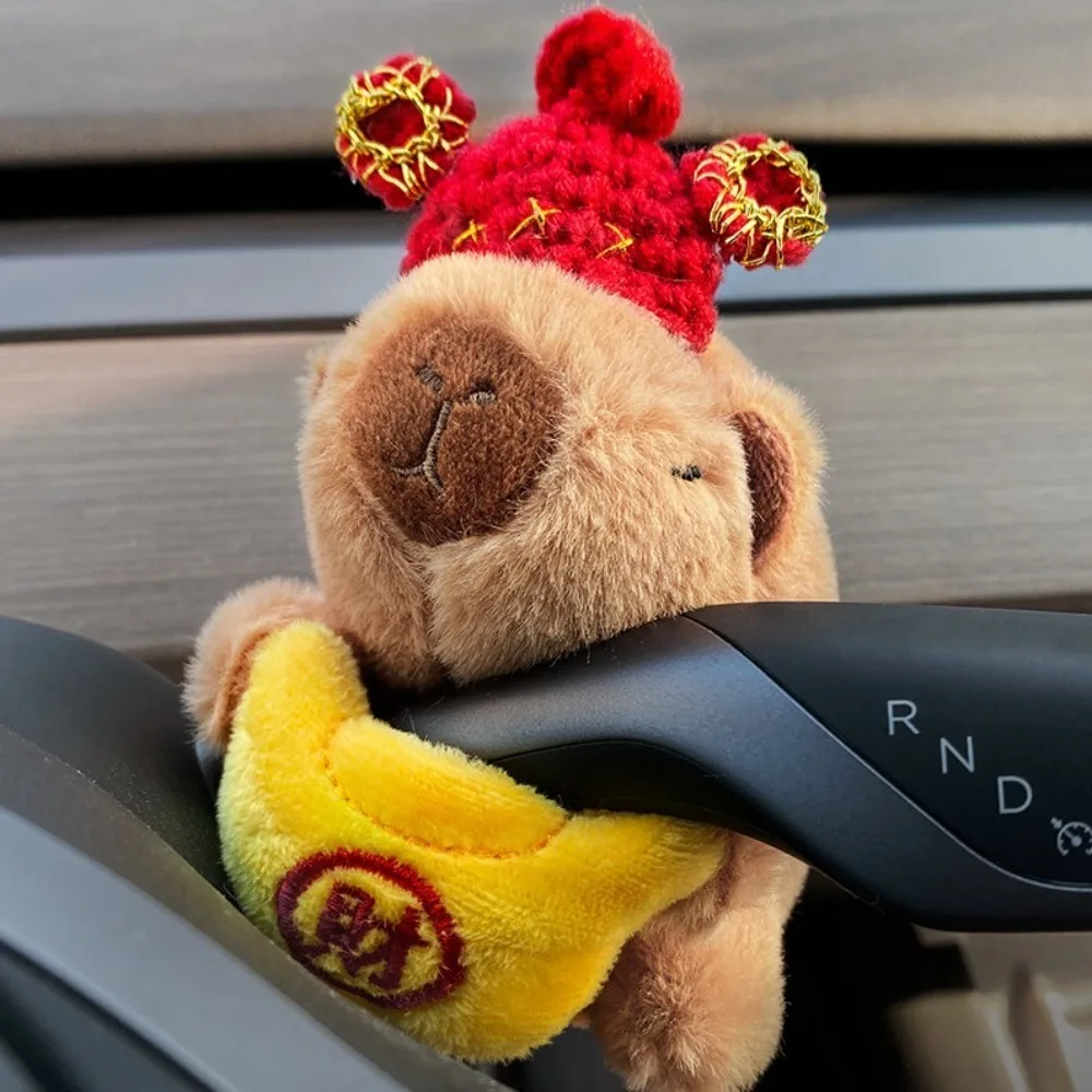 

Кроличьи уши капибара украшение автомобиля мягкая игрушка капибара грызун милые плюшевые игрушки мультяшная мягкая кукла украшения интерьера автомобиля