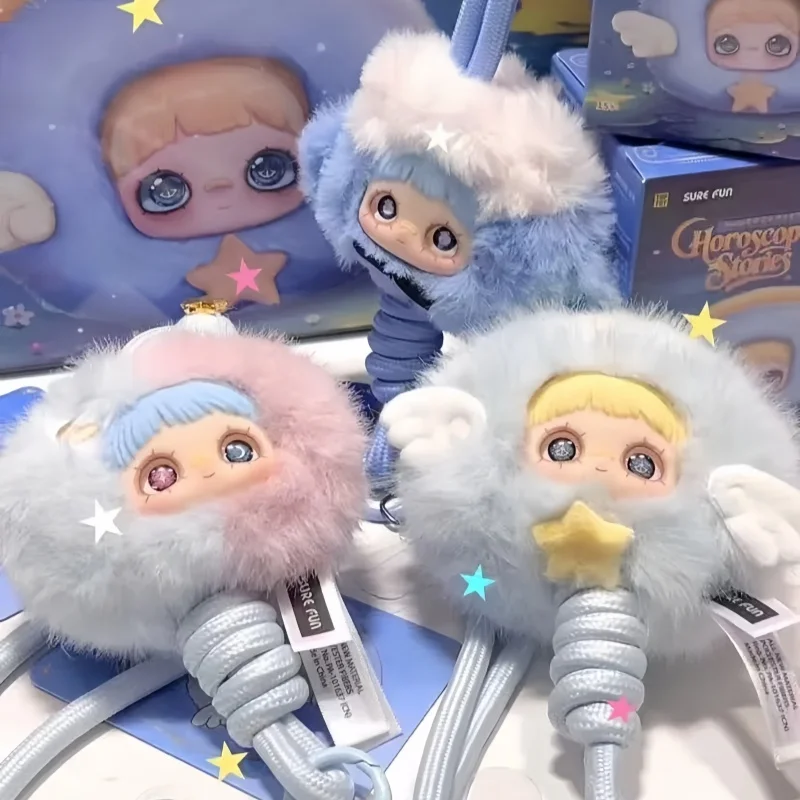 

New Maymei Horoscope Stories Series Blind Box Plush Zodiac Phone Lanyard Doll Charm Cute Accessory Ideal Birthday Gift For Girls