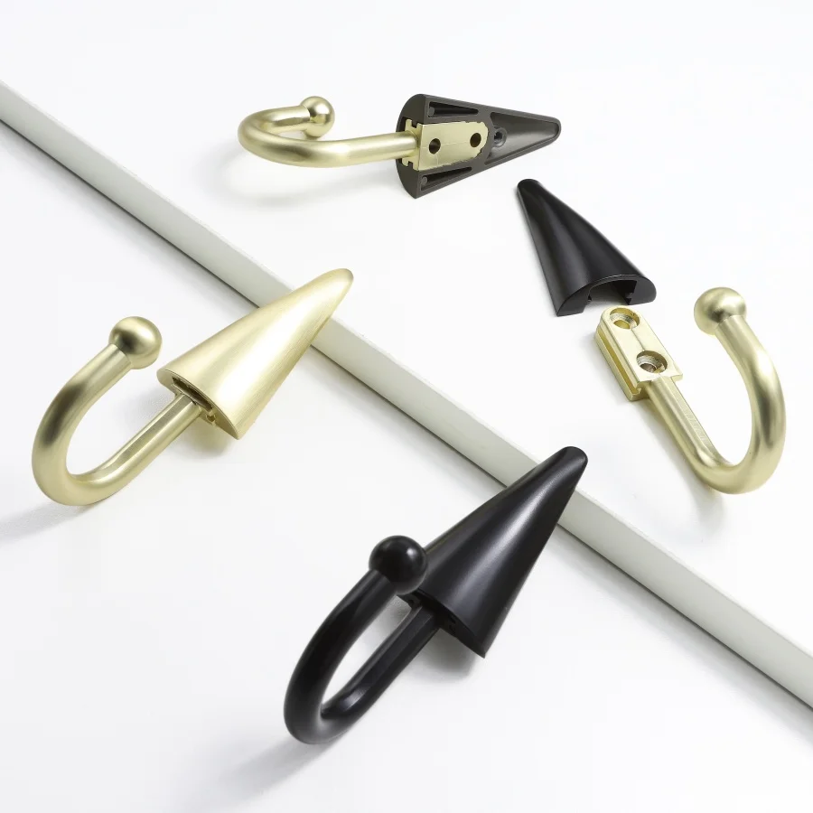 خطافات حائط من سبائك الزنك للحمام والمطبخ والمدخل والخزانة - تصميم موفر للمساحة يحمل المعاطف والمناشف وحقائب الظهر والقبعات والمفاتيح