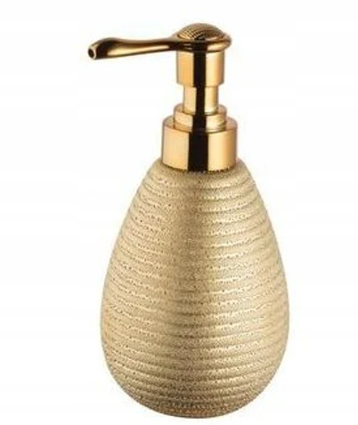 Badkamerdispenser voor vloeibare zeep 16,5 cm goud