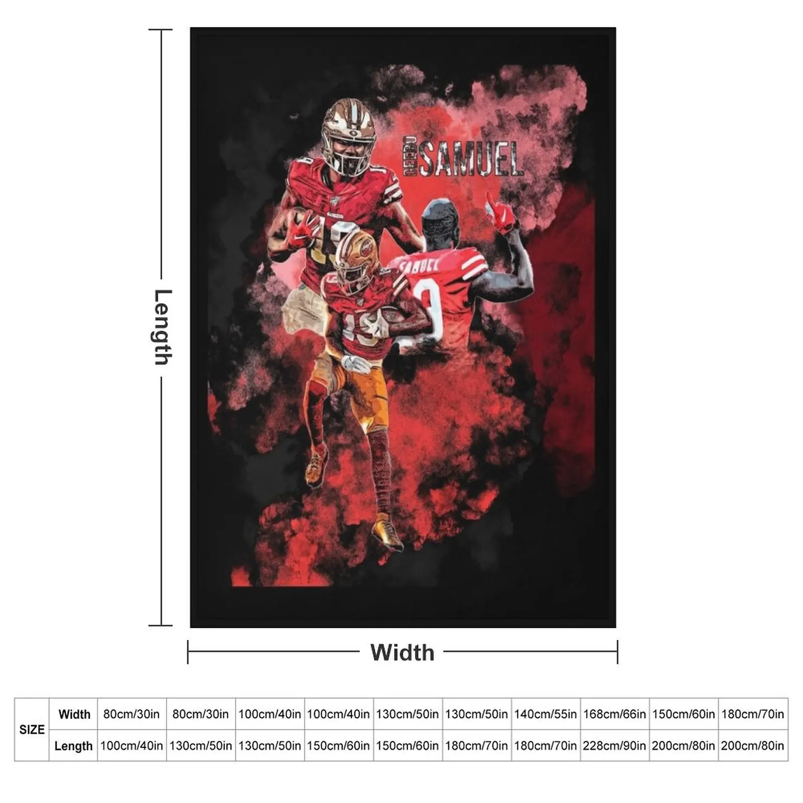 Deebo Samuel T-Shirt Essential T-Shirt Throw Blanket Giant Sofa Single For Decorative Sofa Custom Blankets