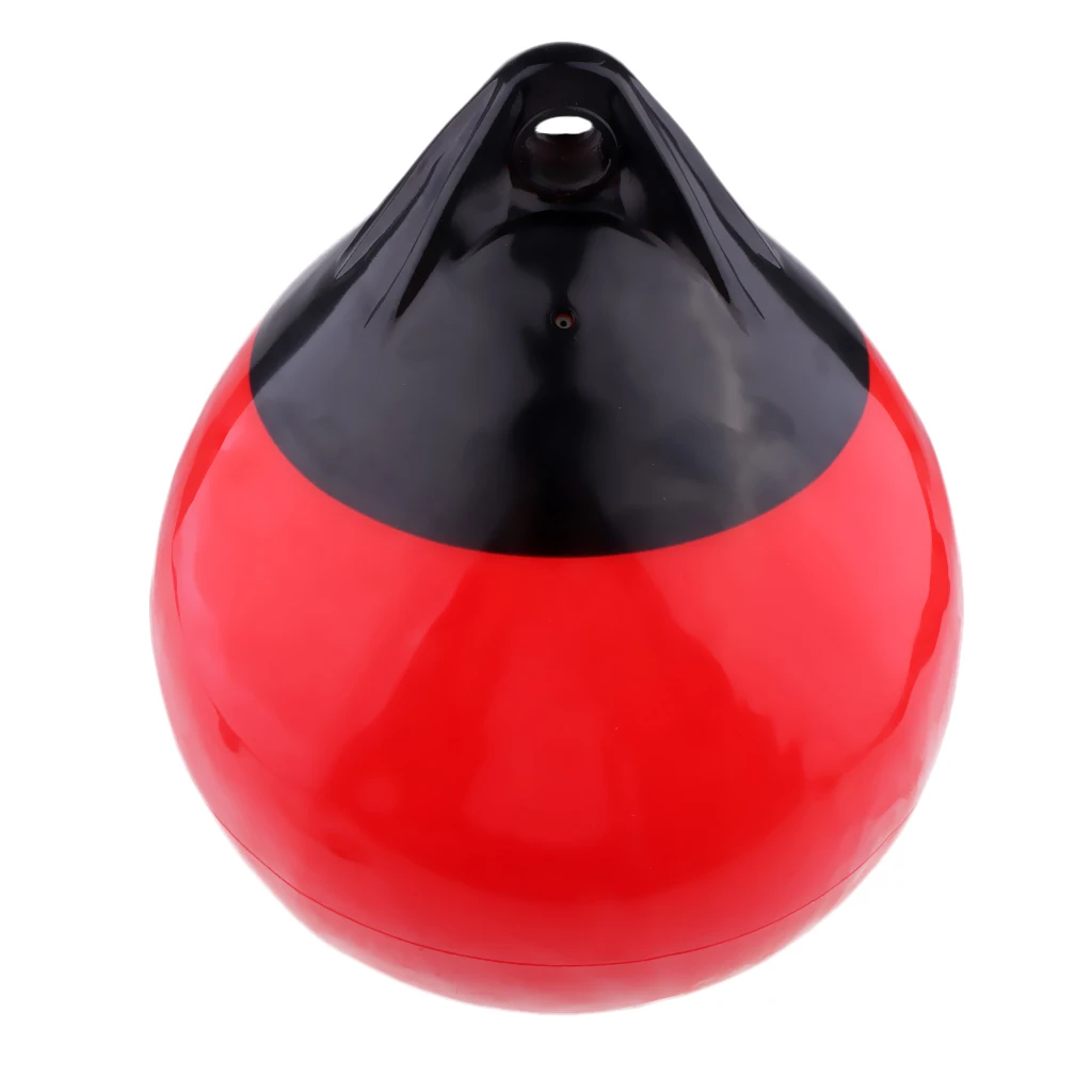 Buoy de Yacht gonflable pour bateau, pare-chocs flottant 30x35cm pour rivière, sites d'empilage, jetée fixe, rouge