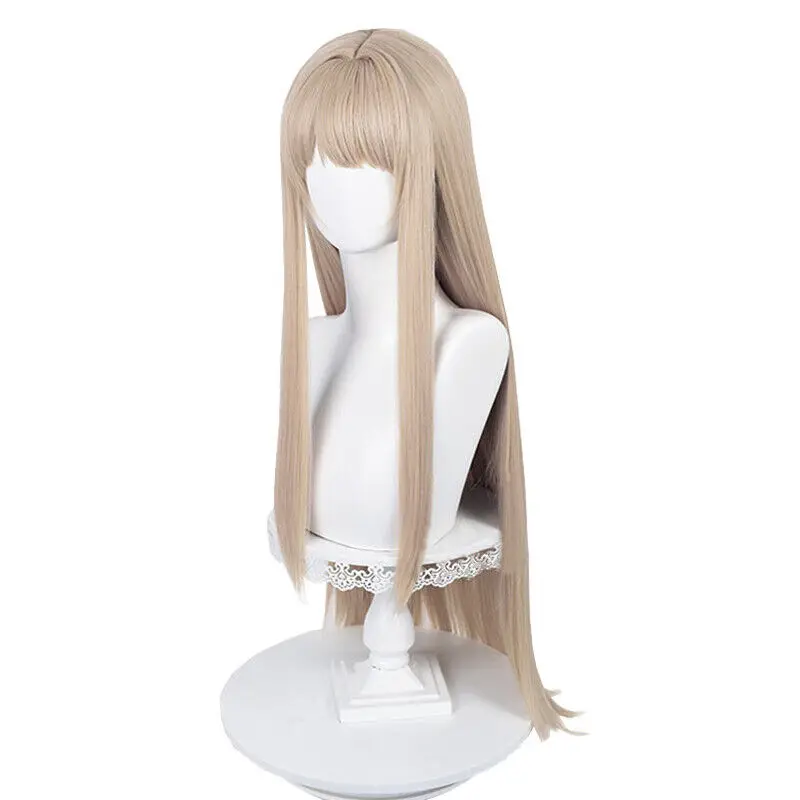 Nikke The Goddess Of Victory Viper Cosplay Wigs 90cm Long Blonde Synthetic Hair