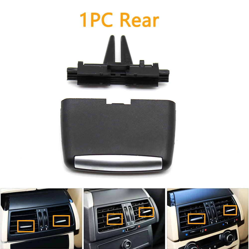 Kit de reparación de Clip de lengüeta de salida de ventilación de aire acondicionado, accesorios interiores de coche, centro delantero y trasero,