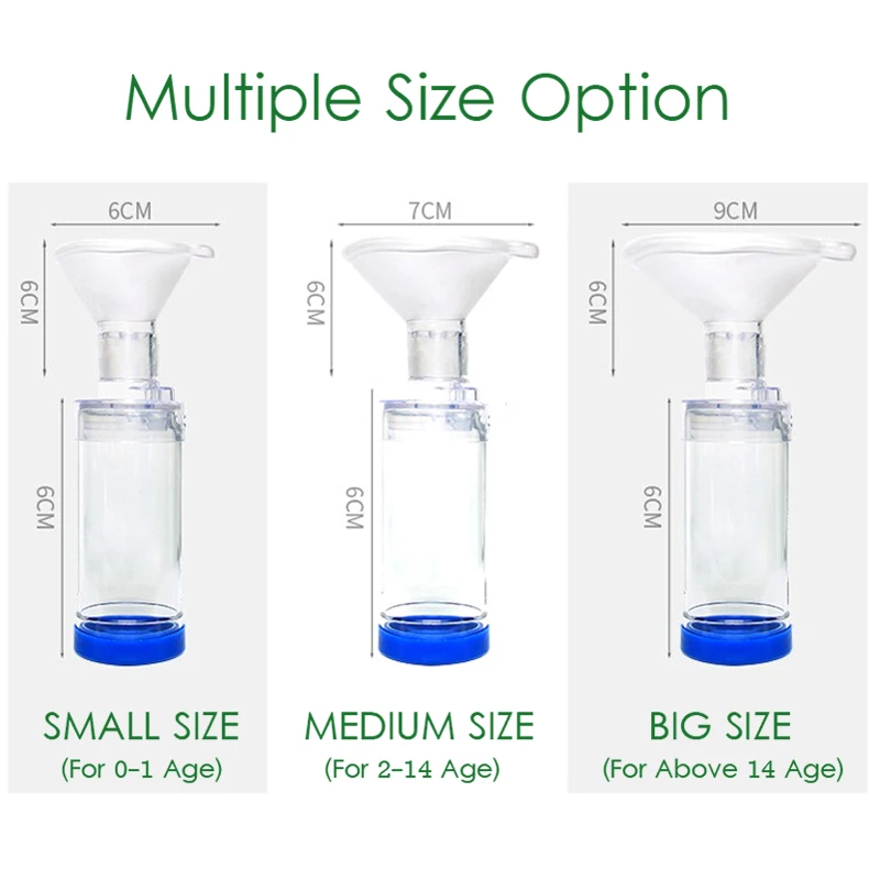 Buffer Inhale Chamber Automizer Spacer Mist Storage Compressor Nebulizer Tank Chamber & Mask Cup For Baby Children Adult Pet C1 view 6