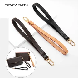 CRAZYSMITH LV POCHETTE TO-GO çanta kolları için bilek kayışı cüzdan 21cm uzun el çantası sapanlar çanta kolu kemerler çanta aksesuarları For LOUIS VUITTON