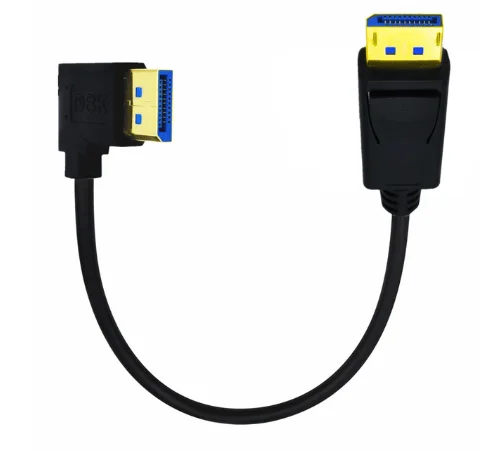 Kabel Displayport 1.4 DP do DP kabel 8K 4K 144Hz 165Hz Adapter portu wyświetlacza do apple tv, pudełko xbox series x projektory 0.3m 0.5m