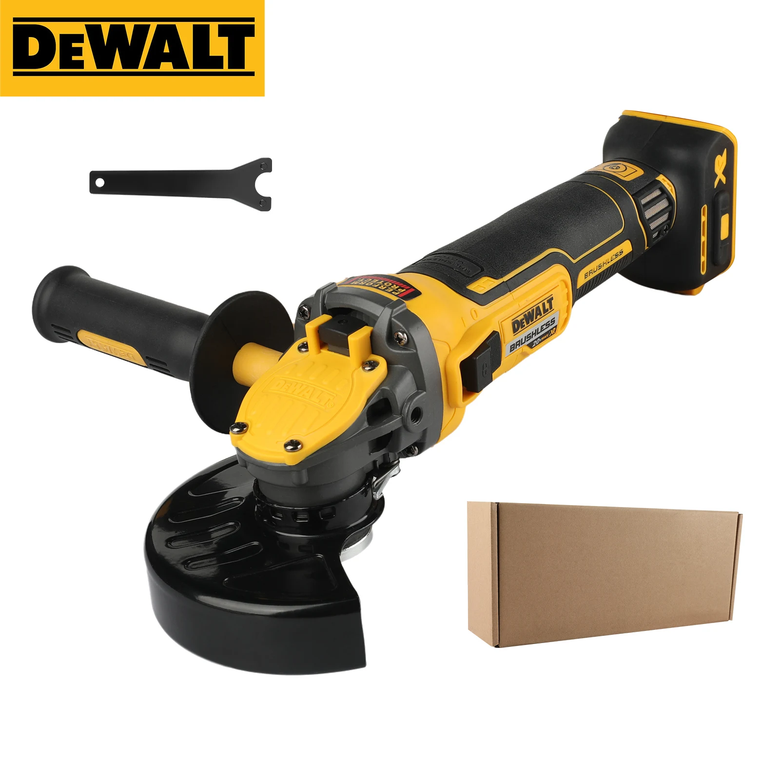 

Dewalt DCG409 Brushless Angle Grinder 9000RPM Cordless Cutting Machine Impact Polisher Machine Rechargeable Power Tool