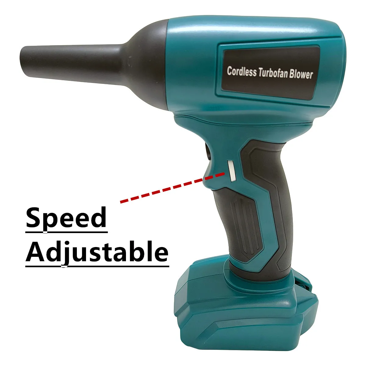 Brushless Turbo Jet Fan Air Blower Duster Speed Adjustable 130000RPM PC Computer Keyboard Home Clean For Bosch 18V Battery