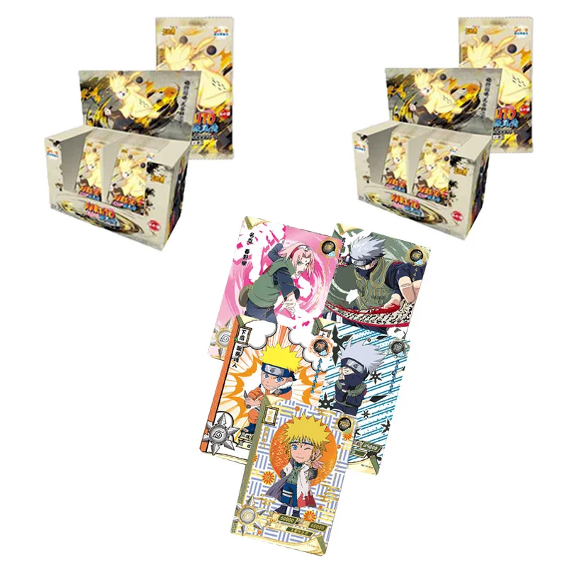 Naruto Collection Card Booster Box Kayou Tier3 Wave1 Bullet Many Model Popular Role Table Playing Game Board Cards