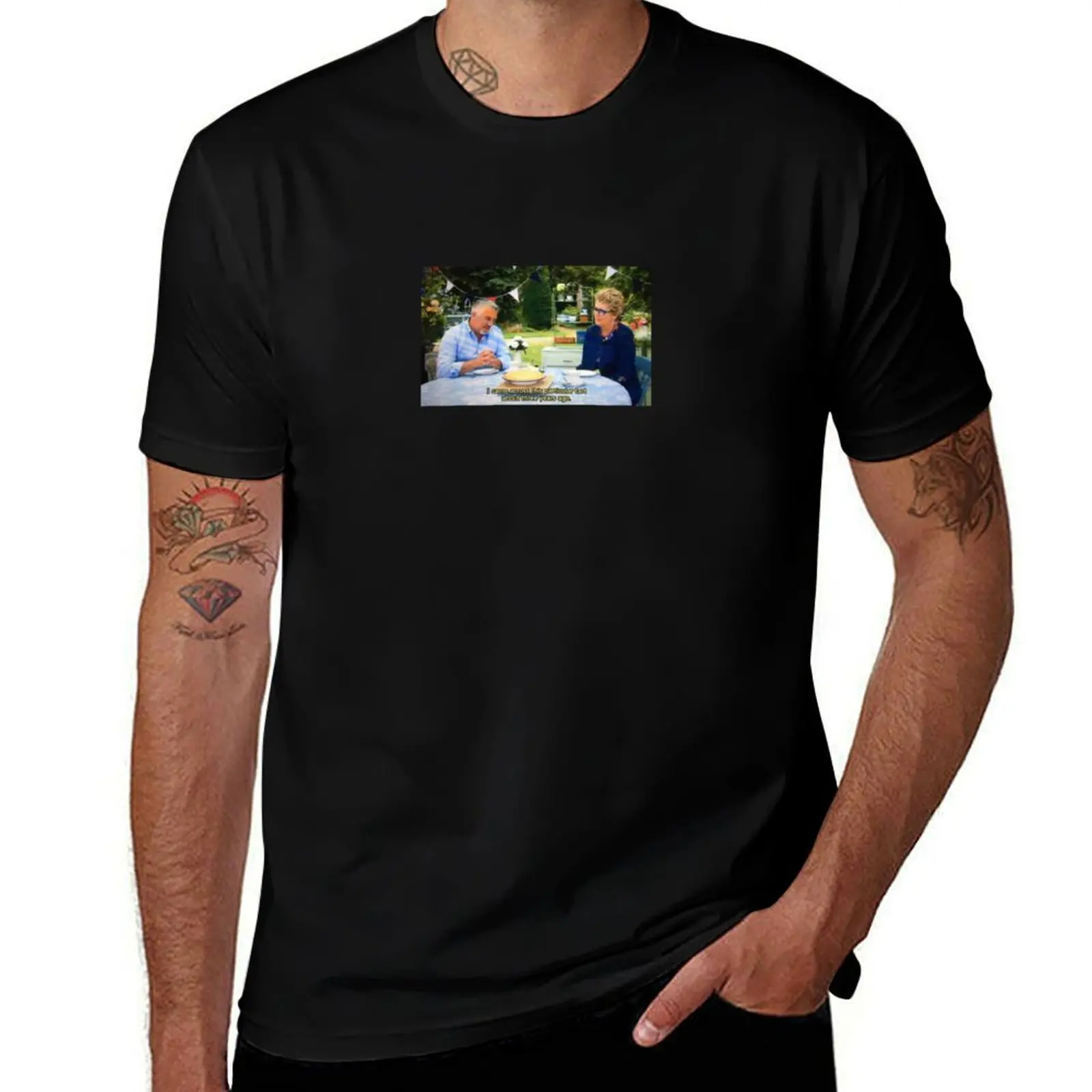 Mood Funny tart meme from the great british bake off T-Shirt Sweat Resistant Workout Tee Shirt T-Shirt