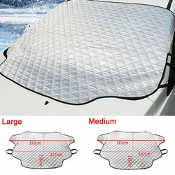1X Car Windshield Snow Cover For Cars And CRVs Magnetic Car Windshield Snow Cover Winter Frost Cover Sun Protection Cover