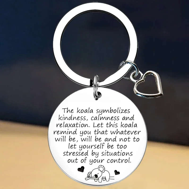 New Koala Bear Appreciation Keychain Best FriendKey Rings Sister Daughter Granddaughter birthday gift