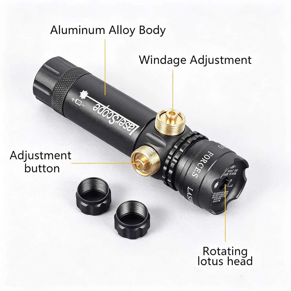 Red Green Pointer Dot Aluminum Alloy Pointer Penwith with Pressure Switch 20mm Picatinny Rails Mount for CS Games Hunting Gear