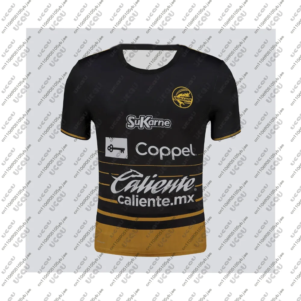 2025-26 homens meninos masculino topo adulto casa camisa de futebol terceira esportes de futebol longe de secagem rápida respirável presente d-dorados de sinaloa