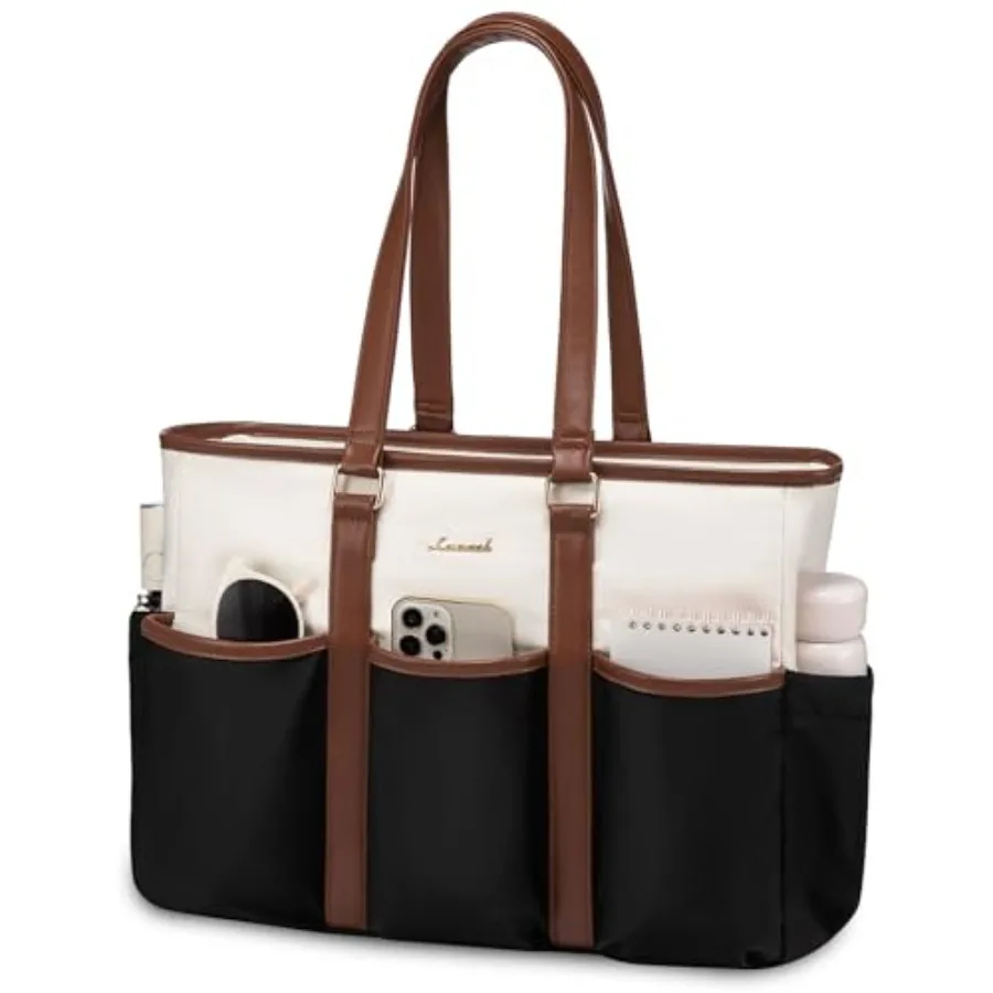 

Work Tote Bag for Women, 17 lnch Laptop Bag for Women, Nurse Teacher Tote Bag, Utility Professional Computer Bag For Work/Trave