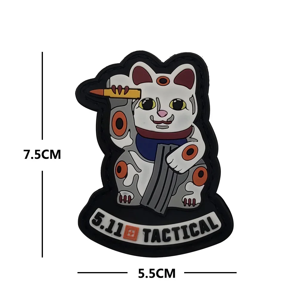 3D Tiger Bear Emblem PVC Skeleton Wings CrossFit Patches Military Morale Badge Hook&Loop Tactical PU Vest Backpack Armband