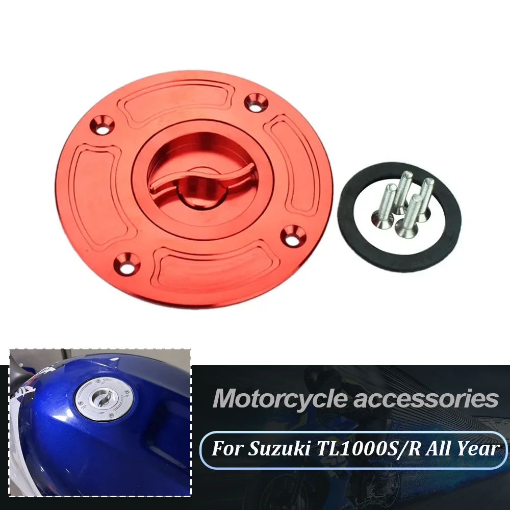 

For Suzuki GS500 SV650 GS600F TL1000S/R GSXR600 GSXR750 GSXR1000 GSXR1100 1990-1996 Fuel Gas Tank Cap CNC