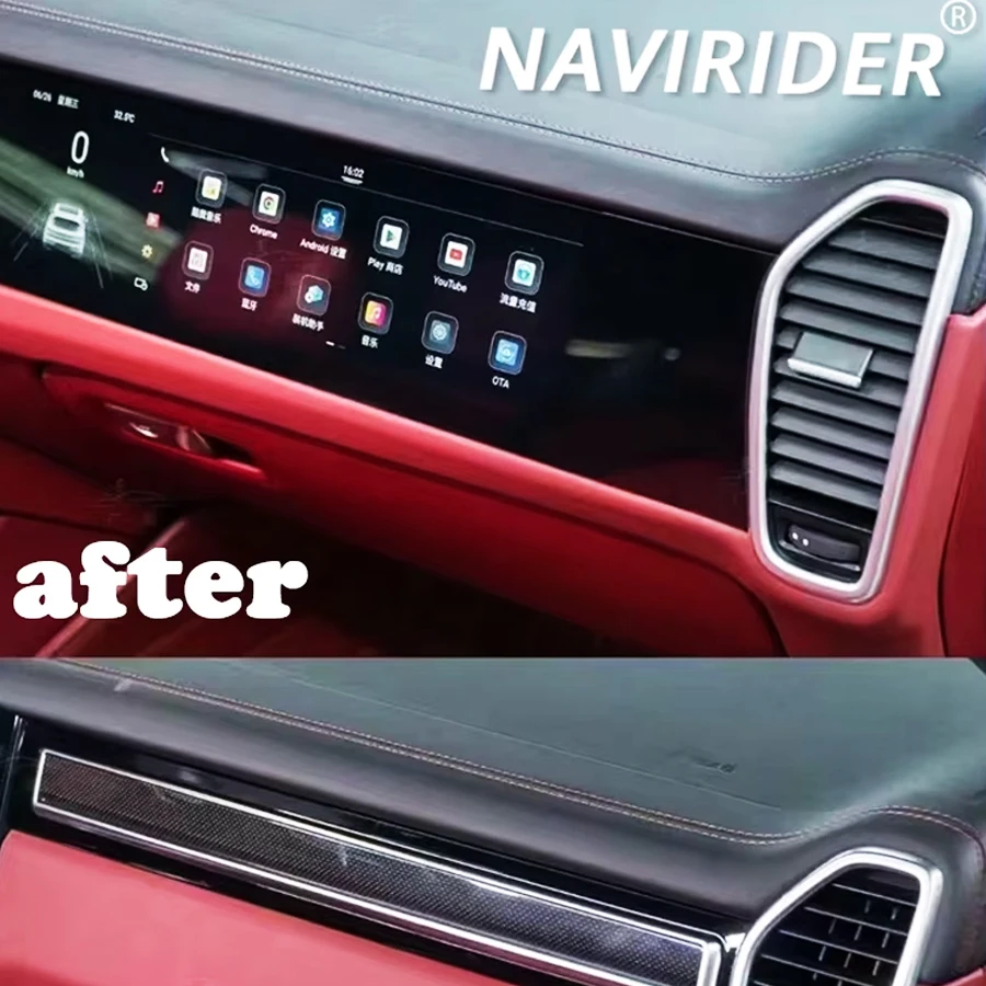 

for Porsche Cayenne 2018-2023 Carplay Android Screen GPS Navigation Multimedia Player HeadUnit Radio Media for Entertainment