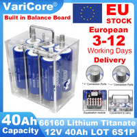 EU STOCK 12V 40Ah/45Ah Lithium Titanate Battery pack Yinlong LTO 6616010C High-power Built-in BMS Car audio Rechargeable Battery