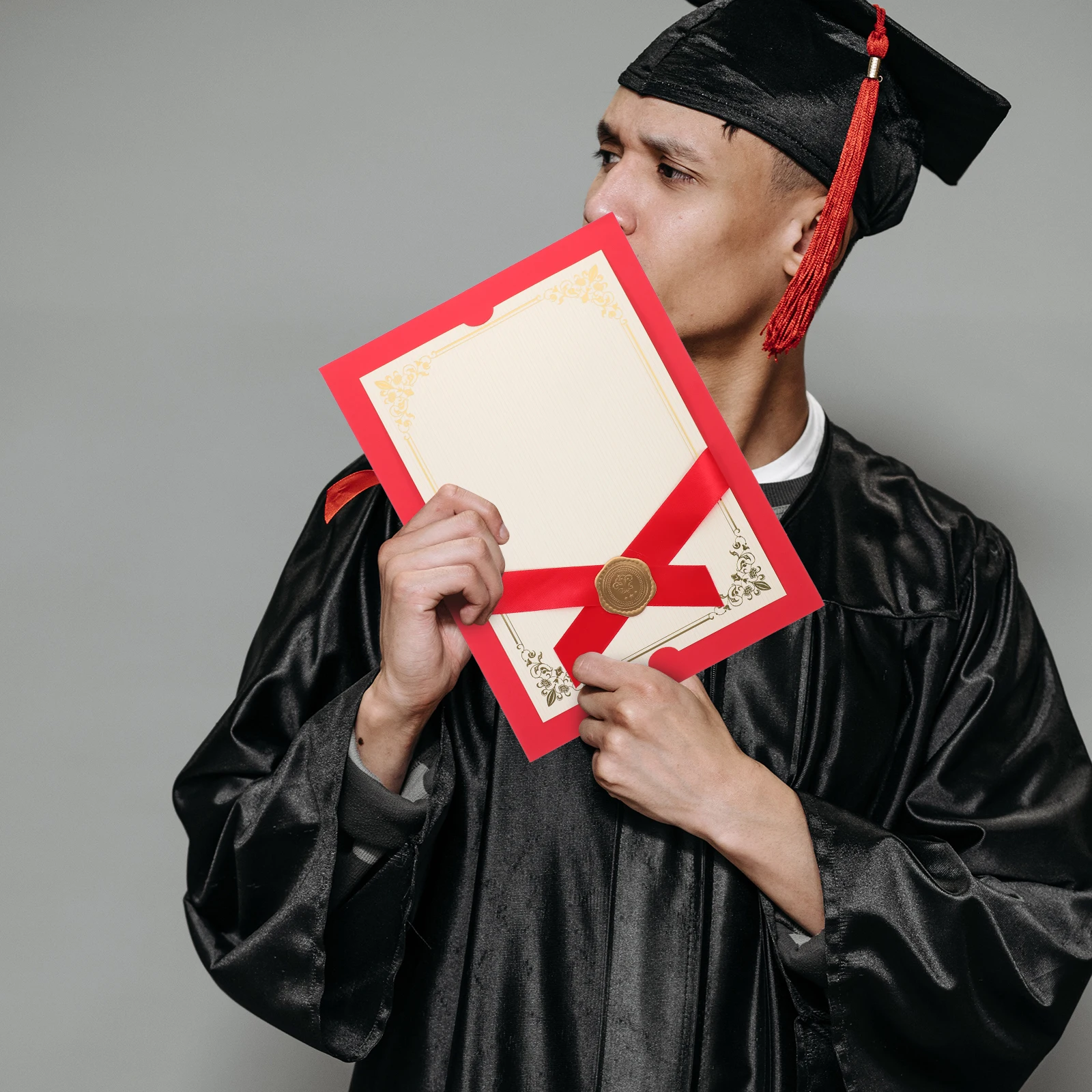 

Certificate Covers Envelope Printable Paper Diploma Folder Staff Graduation Elegant Design School Office Use Easy Install File
