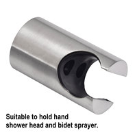 Wall Holder High Quality and Anti Crack Stainless Steel Wall Mount Holder Bracket for Toilet Bidet Handheld Sprayer