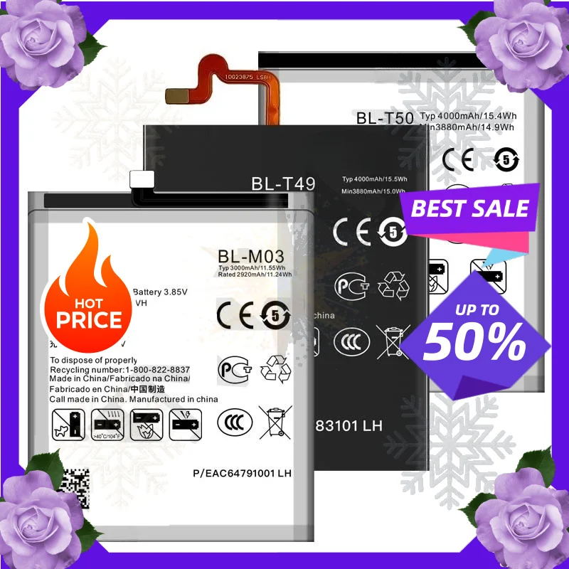 SWZY 0 Cycle Lithium Battery for LG Series Mobile Phone Battery G6/G6 Plus/H870/H871/H872/VELVET/G8 ThinQ/G8S