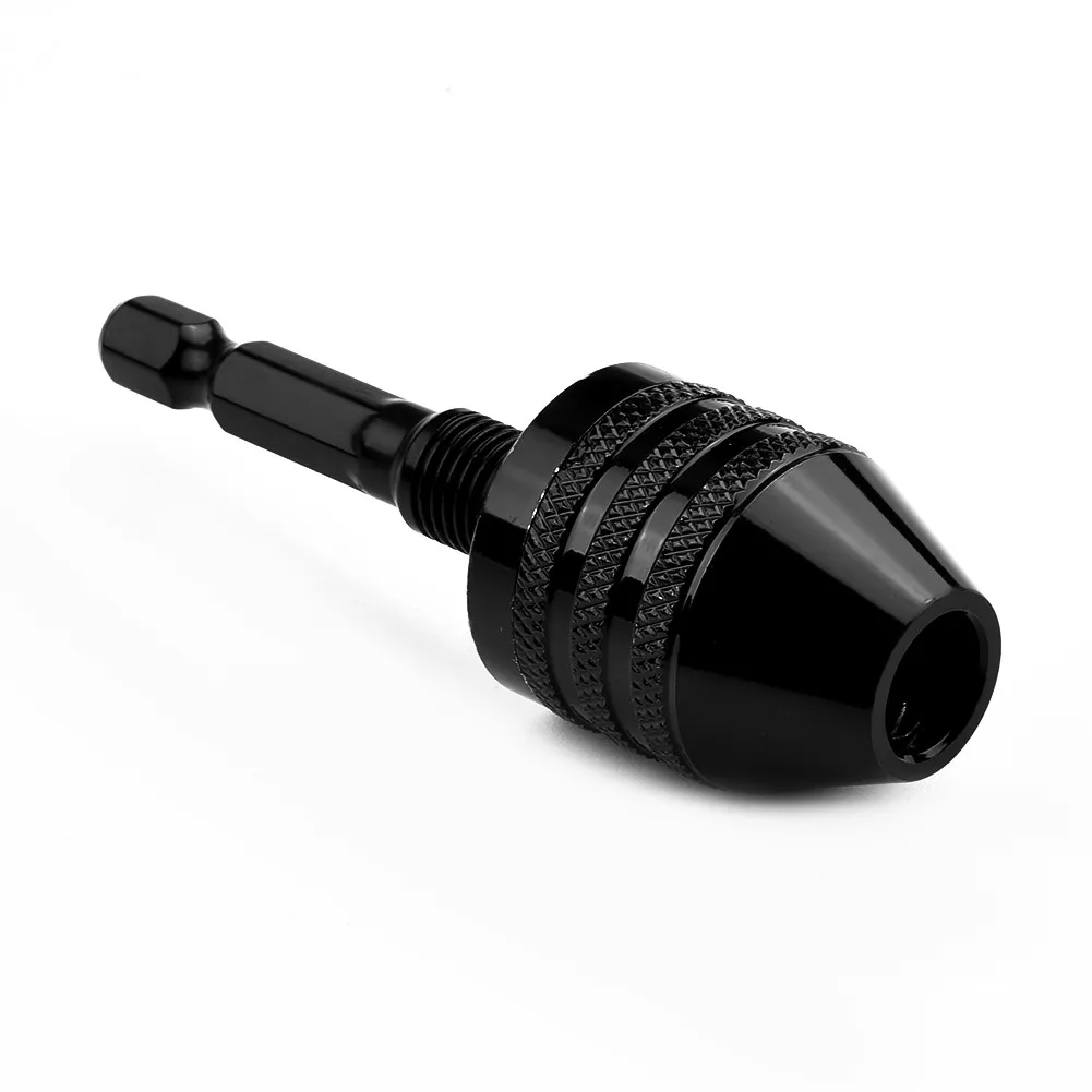 1 шт. 1/4 "Бесключевая дрель, цанговый патрон, инструменты для преобразования, сверло с шестигранным хвостовиком, быстросменный адаптер-конвертер